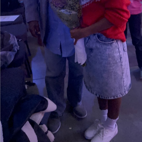 Vintage Guess 80s 90s Acid Wash Denim Skirt XXS - Picture 9 of 9